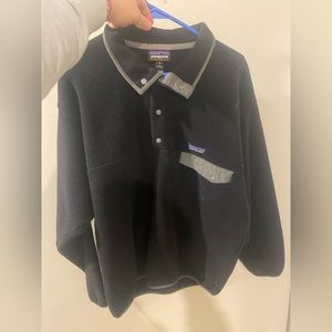 Black Patagonia Pullover. AM. Great Shape!